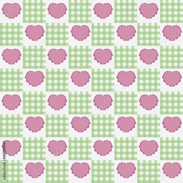 Obraz seamless pattern with hearts