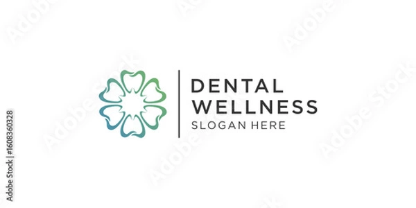 Obraz dental care logo vector template