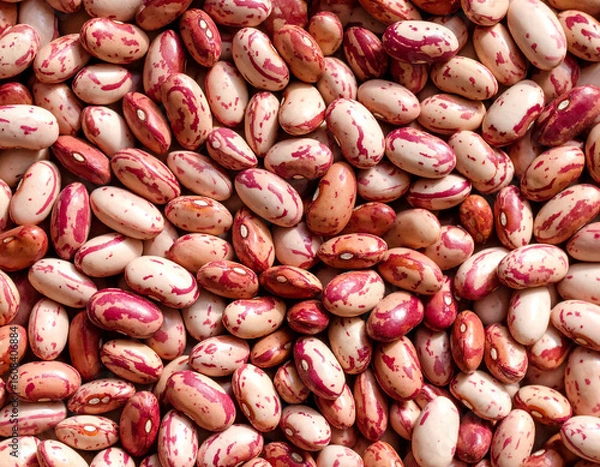 Obraz Speckled pink and white beans seamless pattern