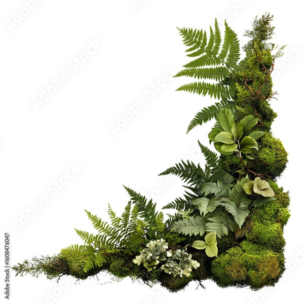 Fototapeta christmas tree branches with cones