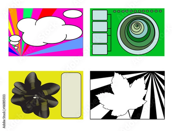 Obraz Psychedelic flyers