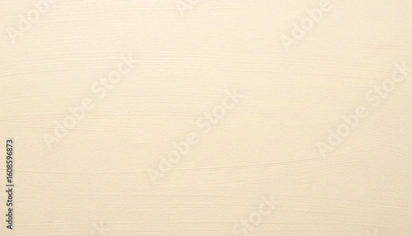 Fototapeta Plain light beige background with a smooth texture and even lighting, offering a clean neutral tone ideal for minimalist design layouts, soft product mockups, or modern visual themes.