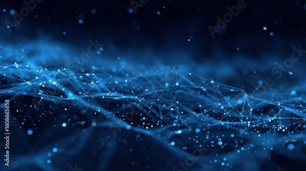 Fototapeta Abstract digital network design