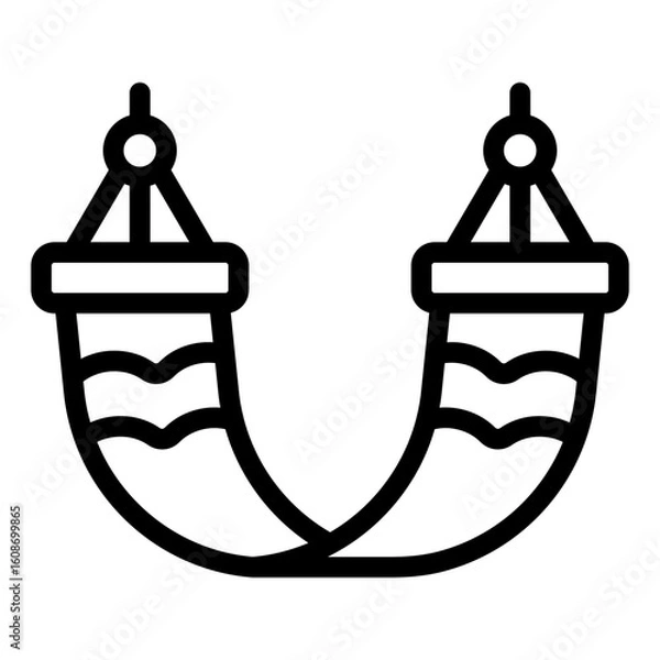 Obraz hammock icon
