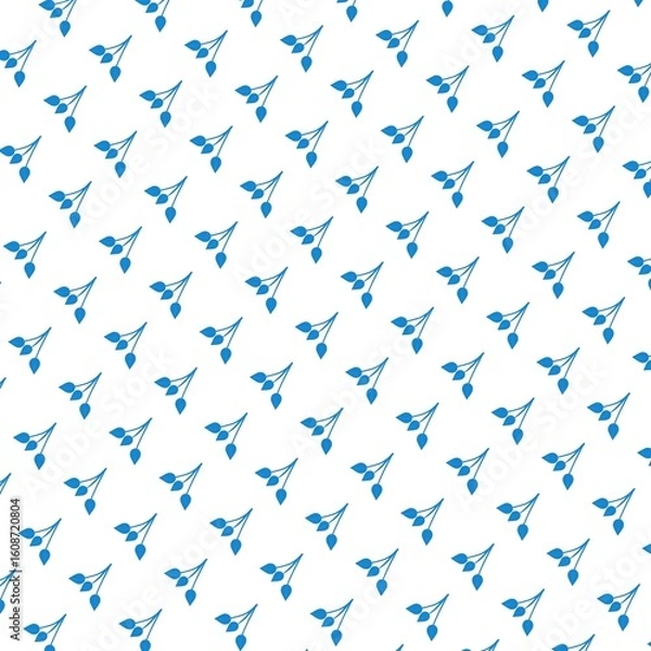 Fototapeta Seamless floral pattern