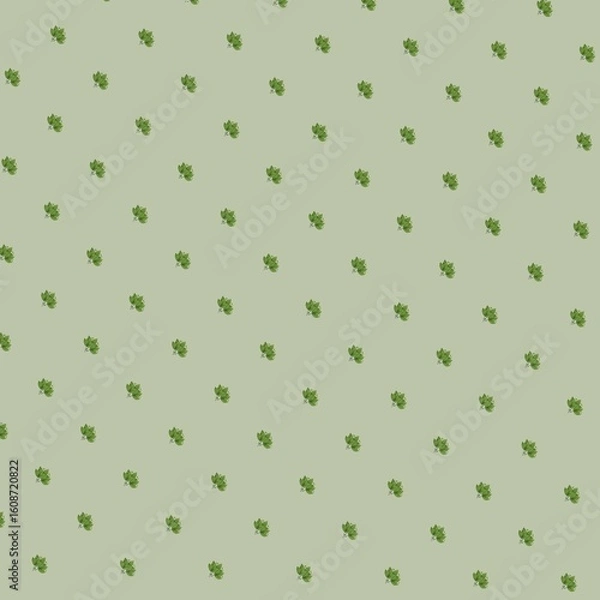 Fototapeta seamless leaves pattern