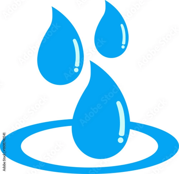 Obraz Water Drop Illustration