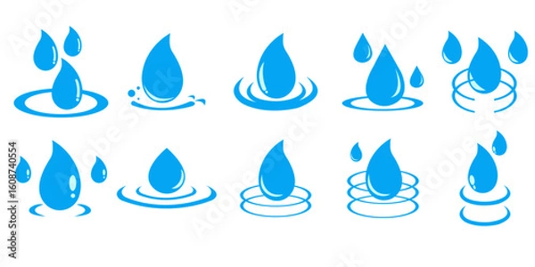 Obraz Water Drop Illustration