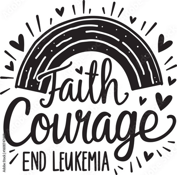 Obraz Leukemia Awareness SVG Bundle

