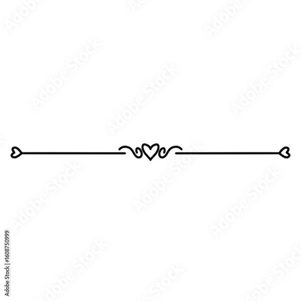 Obraz 
Classic decorative line set. vector