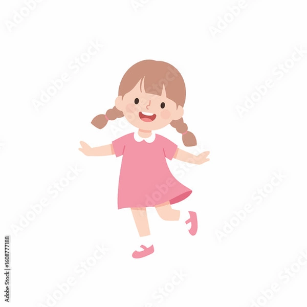 Obraz girl is dancing