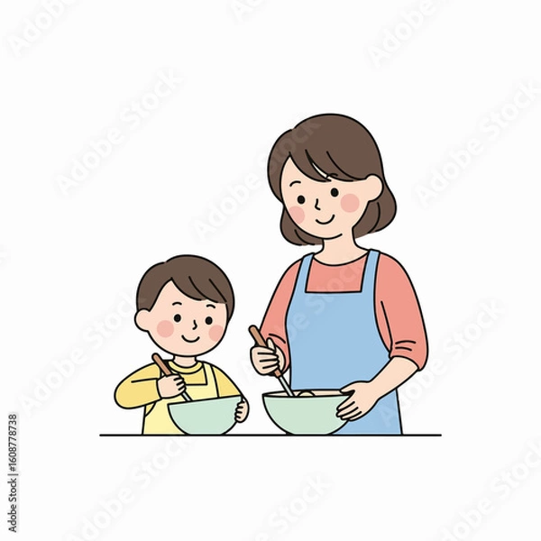 Obraz mother and son