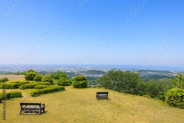 Fototapeta 一宇田展望台　三重県伊勢志摩スカイライン