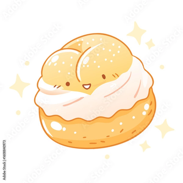Obraz  cream puff