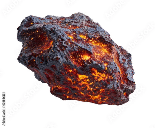 Obraz Flying meteor cut out