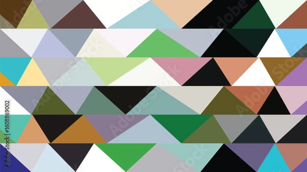Obraz seamless triangle pattern, abstract geometric background