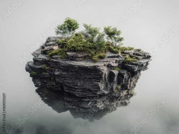 Fototapeta Stunning Miniature Island Landscapes for Creative Design Projects