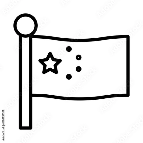 Fototapeta Flag