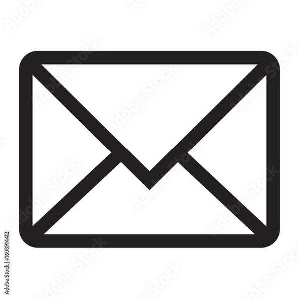 Fototapeta mail icon vector design