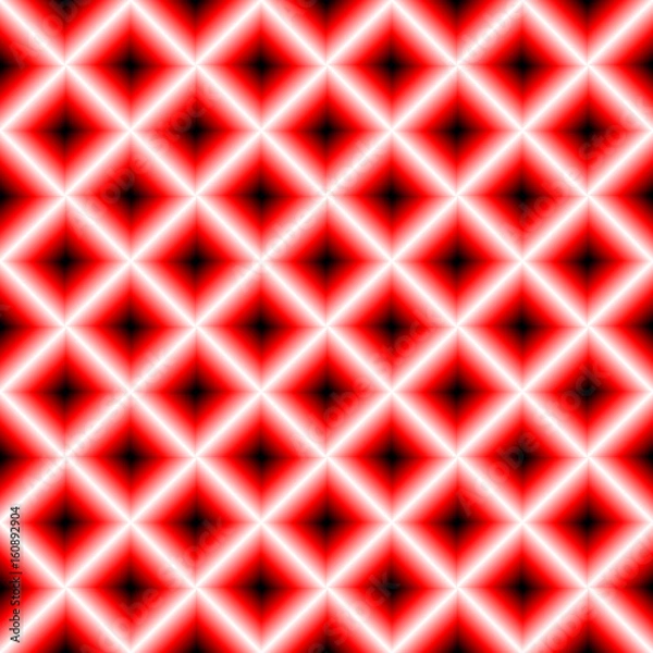 Fototapeta Black and red chessboard, abstract geometric background
