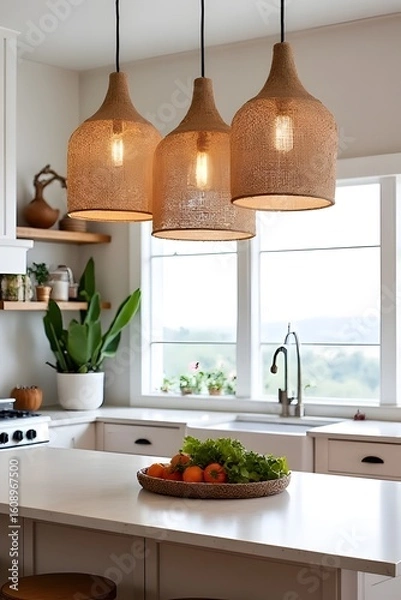 Obraz modern kitchen interior with kitchen