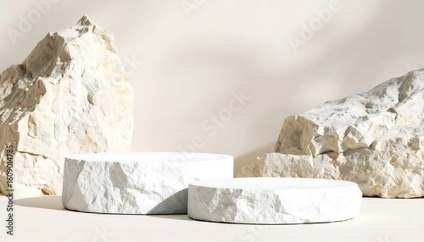 Obraz Minimalist rock podiums