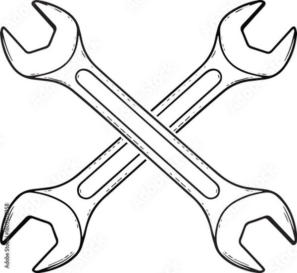 Fototapeta tools vector