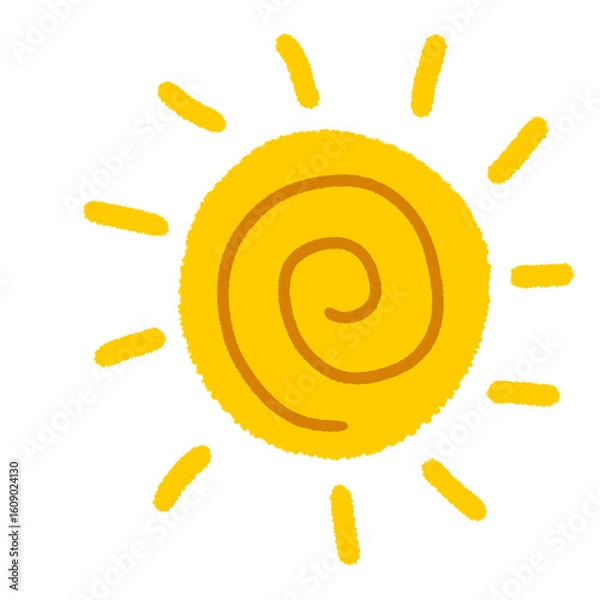 Fototapeta sun vector illustration