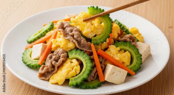 Fototapeta ゴーヤチャンプルー