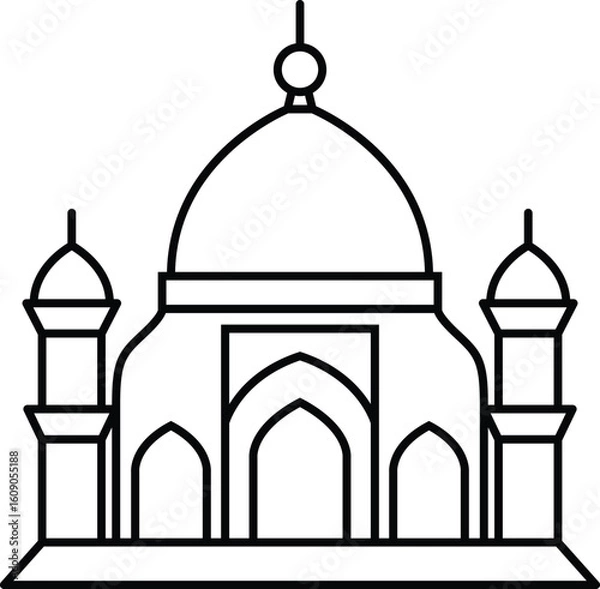 Fototapeta Mosque tiles