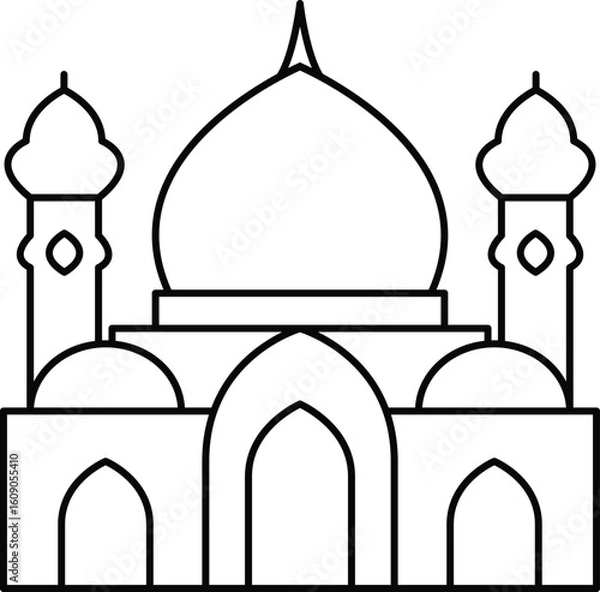 Fototapeta Mosque tiles