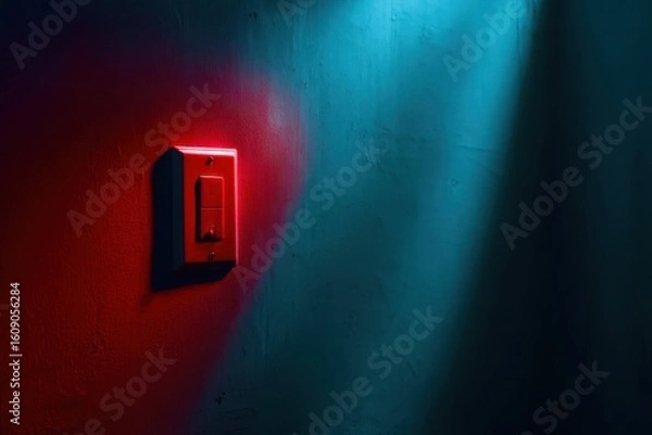 Fototapeta switch on the wall