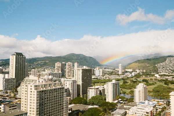 Obraz Hawaii Oahu Honolulu Rainbow