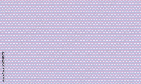 Obraz Abstract Seamless Wavy Line Pattern with Bold Repetitive Design