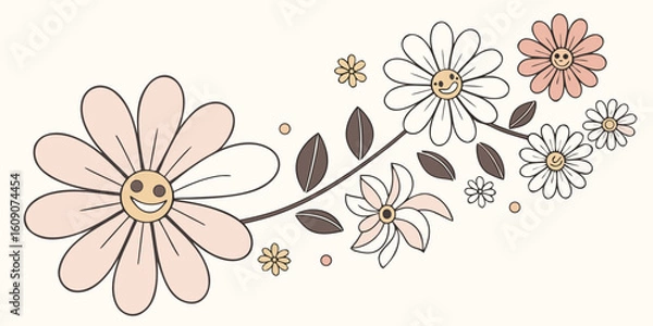Obraz vector floral background