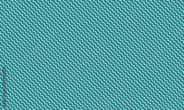 Obraz Abstract Seamless Wavy Line Pattern with Bold Repetitive Design