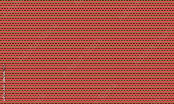 Obraz Abstract Seamless Wavy Line Pattern with Bold Repetitive Design