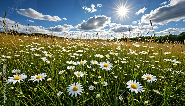 Fototapeta Le Champ de Fleurs