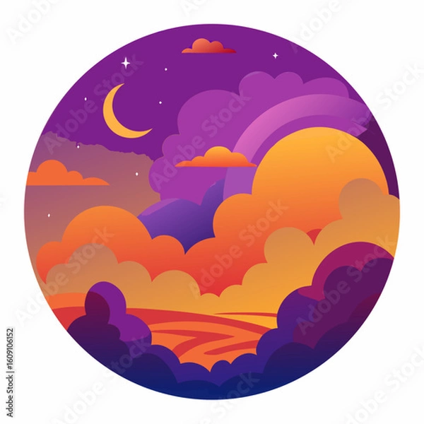 Obraz moon in the night