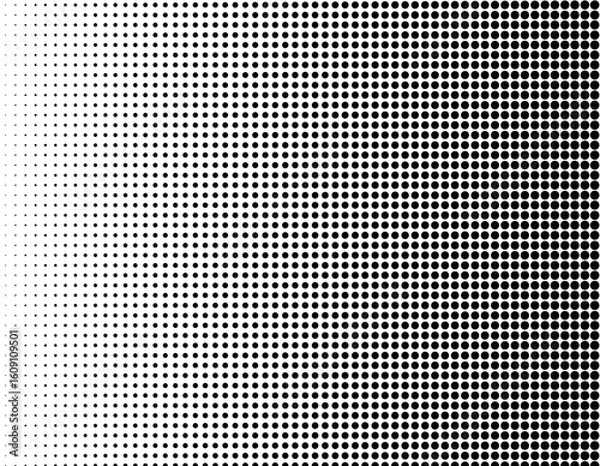 Fototapeta Vector grunge halftone abstract.Dots texture background.