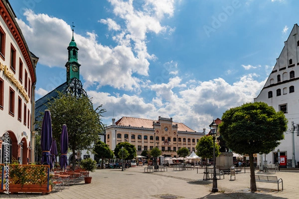 Obraz Der Zwickauer Marktplatz