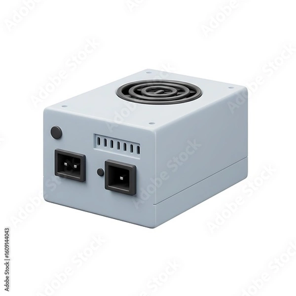 Fototapeta 3D square power supply unit