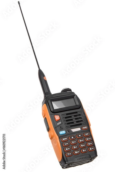 Obraz Walkie-talkie isolated on white