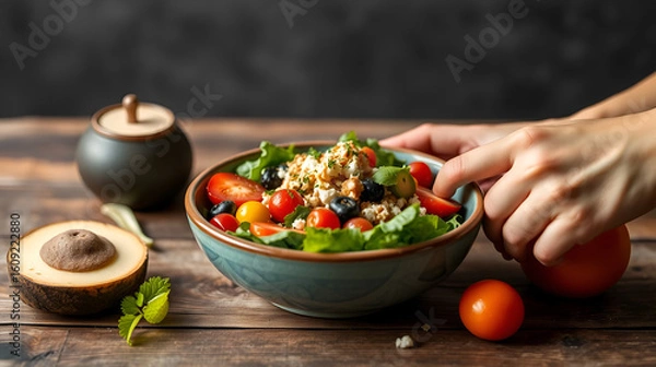 Fototapeta mindful eating