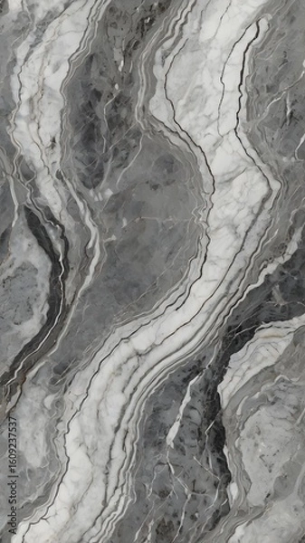 Fototapeta Sophisticated gray marble texture for modern interiors adds a touch of luxury and timeless elegance