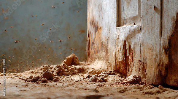 Fototapeta Dusty Wooden Panel Background Artistic Imagery Indoor Setting Close-Up View Conceptual Inspiration