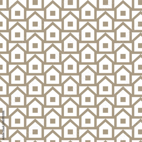Obraz Pattern background home icon
