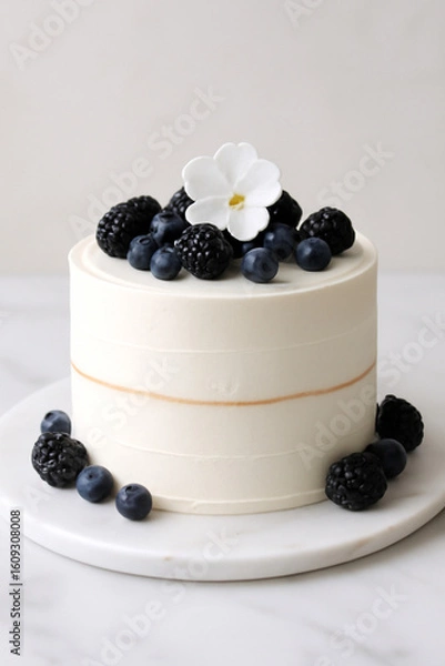 Obraz Cake with berries