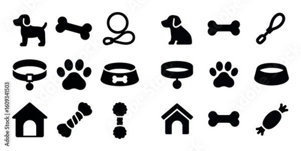 Obraz Dog Icon Set