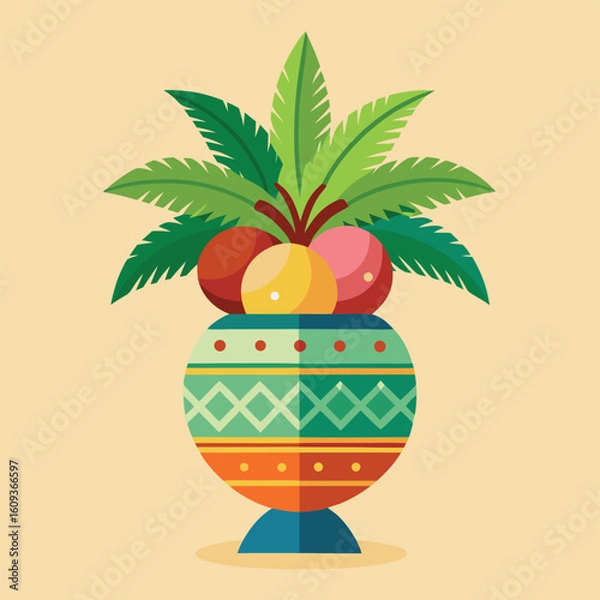 Obraz plam tree with pot